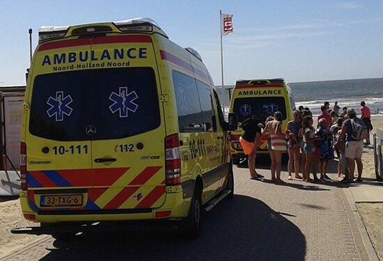 Ambulance in Amsterdam