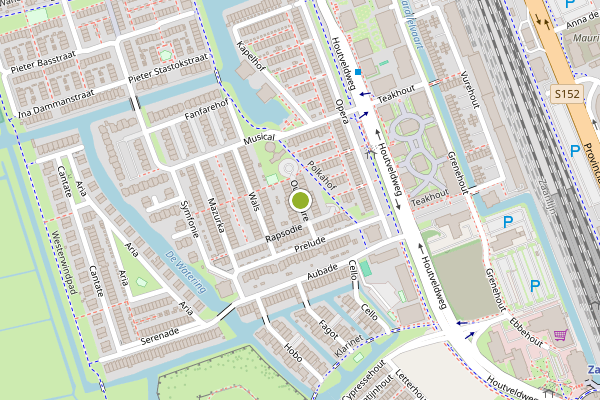 Ambulance-melding op Ouverture, Zaandam op 27 juni, kaart-overzicht