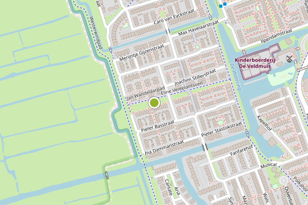 Ambulance-melding op Eline Vereplantsoen, Zaandam op 27 juni, kaart-overzicht