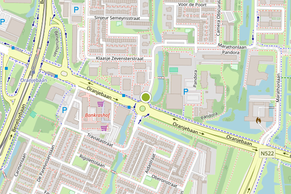 Ambulance-melding op Camera Obscuralaan, Amstelveen op 28 juni, kaart-overzicht