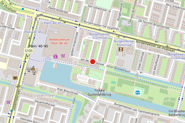 Brandweer-melding op Jan de Jonghstraat, Amsterdam op 28 juni, kaart-overzicht