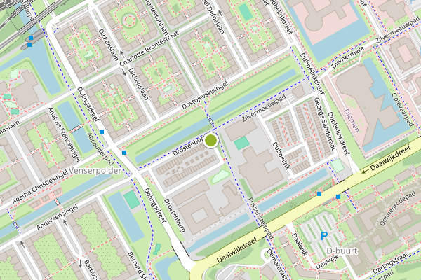 Ambulance-melding op Drostenburg, Amsterdam op 29 juni, kaart-overzicht