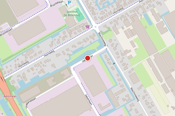 Brandweer-melding op Japanlaan, Aalsmeer op 29 juni, kaart-overzicht