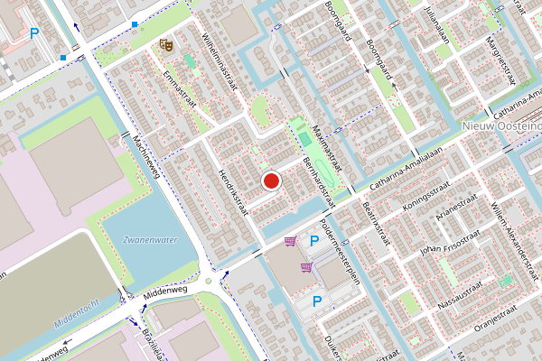 Brandweer-melding op Clauslaan, Aalsmeer op 28 juni, kaart-overzicht