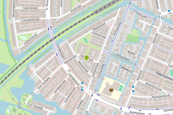 Ambulance-melding op Swazistraat, Purmerend op 29 juni, kaart-overzicht