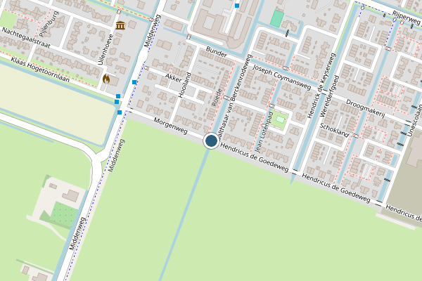 Politie-melding op Morgenweg, Middenbeemster op 29 juni, kaart-overzicht