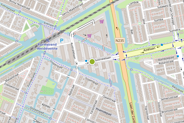 Ambulance-melding op Darwinstraat, Purmerend op 29 juni, kaart-overzicht