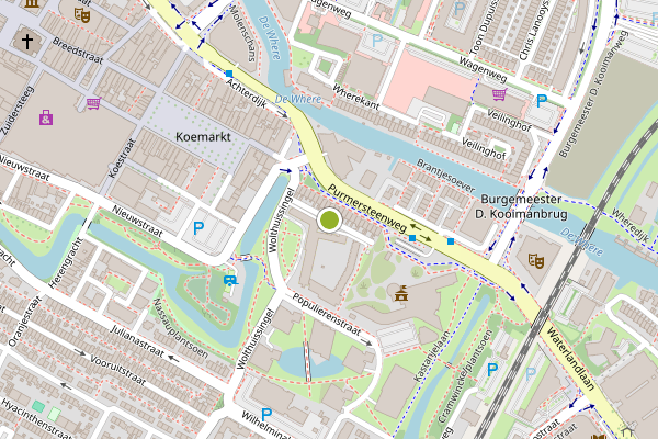 Ambulance-melding op Wolthuissingel, Purmerend op 28 juni, kaart-overzicht