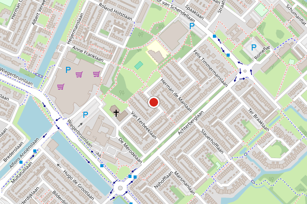 Brandweer-melding op A.M. de Jonglaan, Uithoorn op 29 juni, kaart-overzicht