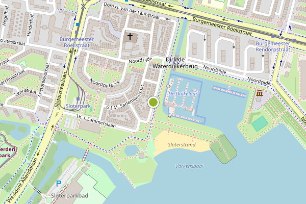 Ambulance-melding op H.M. Kraaijvangerstraat, Amsterdam op 29 juni, kaart-overzicht