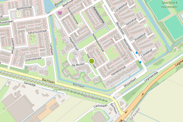 Ambulance-melding op Handelstraat, Aalsmeer op 29 juni, kaart-overzicht