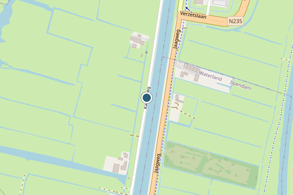 Politie-melding op Kanaalweg, Purmerend op 29 juni, kaart-overzicht