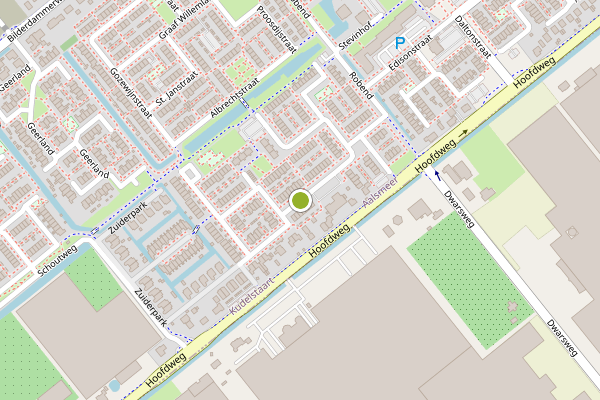 Ambulance-melding op Haya van Somerenstraat, Kudelstaart op 30 juni, kaart-overzicht
