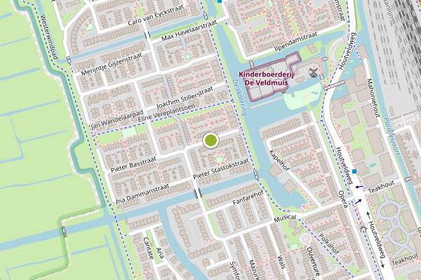Ambulance-melding op Woutertje Pietersestraat, Zaandam op 7 mei, kaart-overzicht