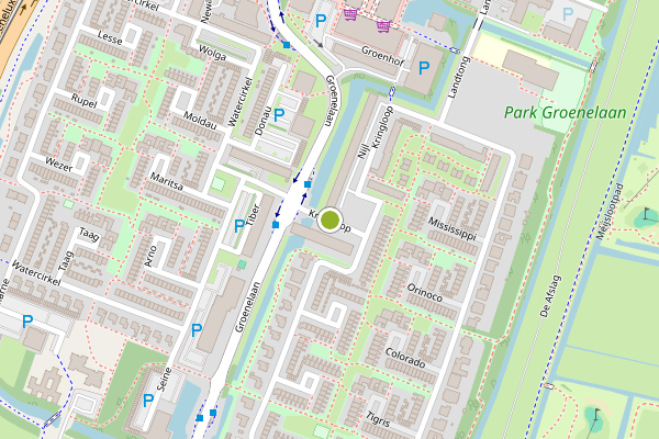 Ambulance-melding op Kringloop, Amstelveen op 1 juli, kaart-overzicht