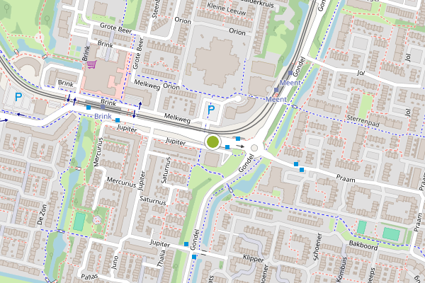 Ambulance-melding op Dr. Willem Dreesweg, Amstelveen op 1 juli, kaart-overzicht