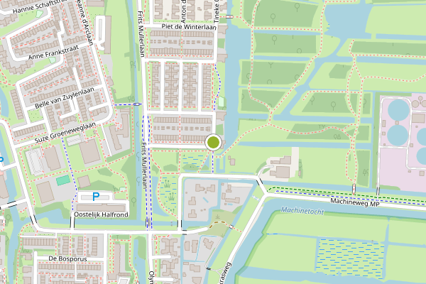 Ambulance-melding op Riek Blokland-Paterlaan, Amstelveen op 30 juni, kaart-overzicht