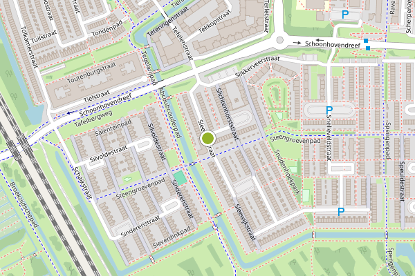Ambulance-melding op Sleewijkstraat, Amsterdam op 1 juli, kaart-overzicht