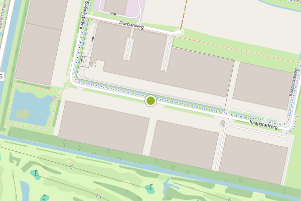 Ambulance-melding op Kaapstadweg, Amsterdam op 2 juli, kaart-overzicht