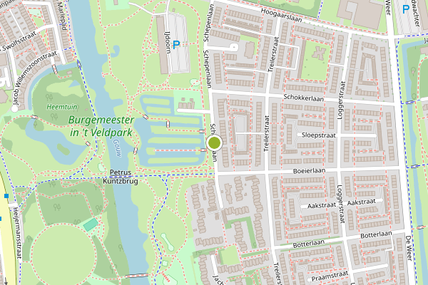 Ambulance-melding op Schepenlaan, Zaandam op 1 juli, kaart-overzicht