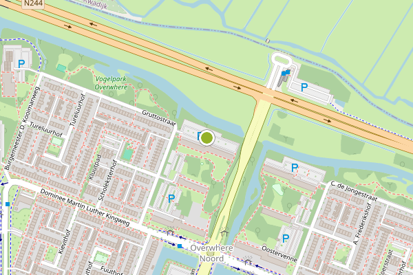 Ambulance-melding op Westervenne, Purmerend op 1 juli, kaart-overzicht