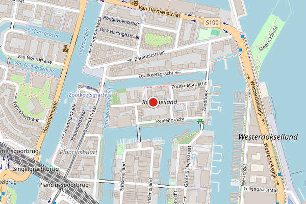 Brandweer-melding op Vierwindenstraat, Amsterdam op 2 juli, kaart-overzicht