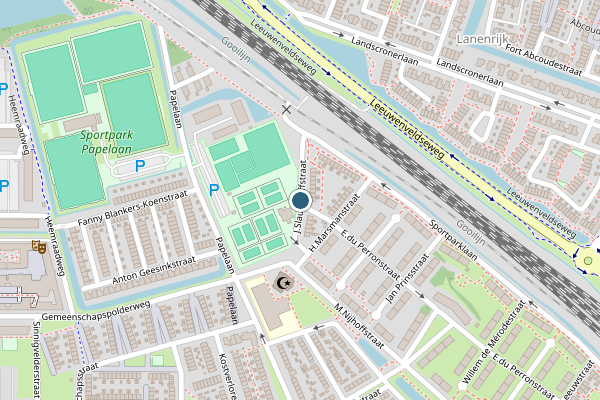 Politie-melding op J.Slauerhoffstraat, Weesp op 3 juli, kaart-overzicht