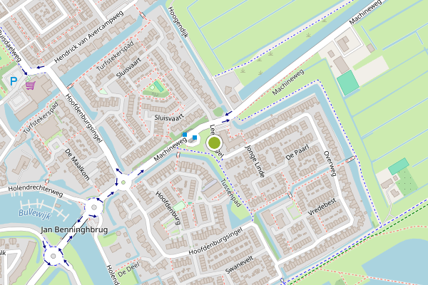 Ambulance-melding op Leerspiegel, Ouderkerk aan de Amstel op 3 juli, kaart-overzicht