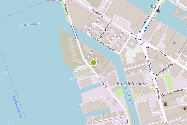 Ambulance-melding op Hilbert van Dijkhof, Amsterdam op 7 mei, kaart-overzicht
