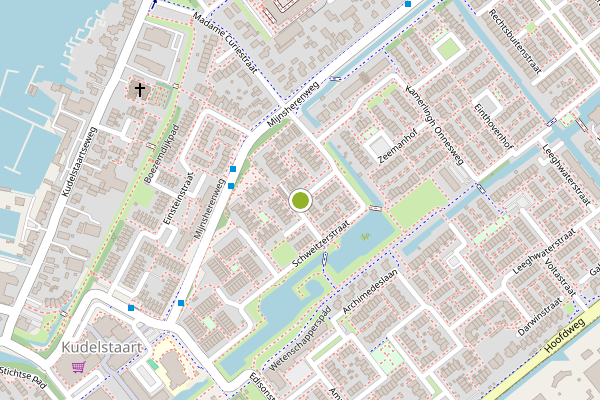 Ambulance-melding op Schweitzerstraat, Kudelstaart op 7 mei, kaart-overzicht