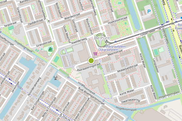 Ambulance-melding op Akerwateringstraat, Amsterdam op 3 juli, kaart-overzicht