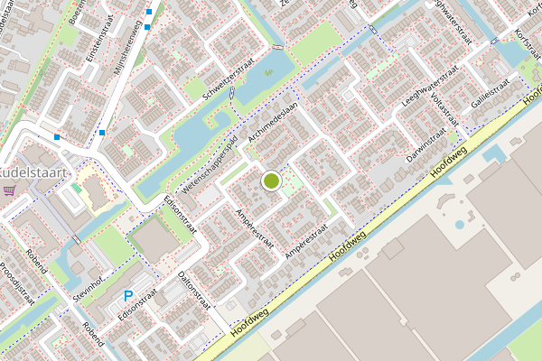 Ambulance-melding op Galvanistraat, Kudelstaart op 3 juli, kaart-overzicht