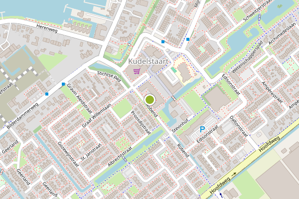 Ambulance-melding op Boerhaavehof, Kudelstaart op 3 juli, kaart-overzicht