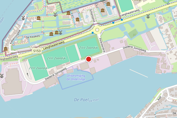 Brandweer-melding op Diederik Sonoyweg, Zaandam op 3 juli, kaart-overzicht