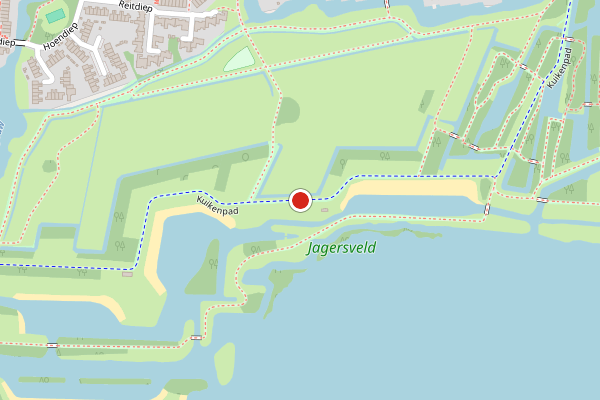 Brandweer-melding op Kuikenpad, Zaandam op 3 juli, kaart-overzicht