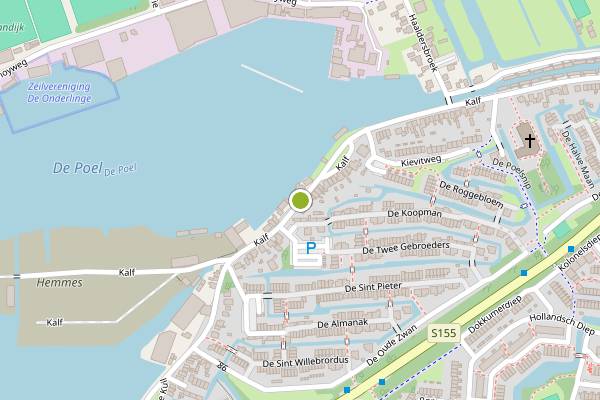 Ambulance-melding op Kalf, Zaandam op 3 juli, kaart-overzicht