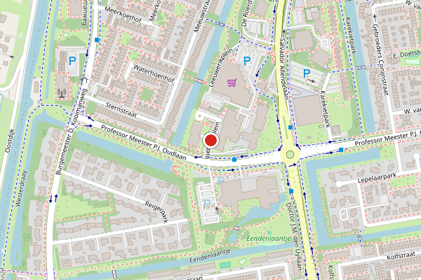 Brandweer-melding op Rietgorsplein, Purmerend op 4 juli, kaart-overzicht