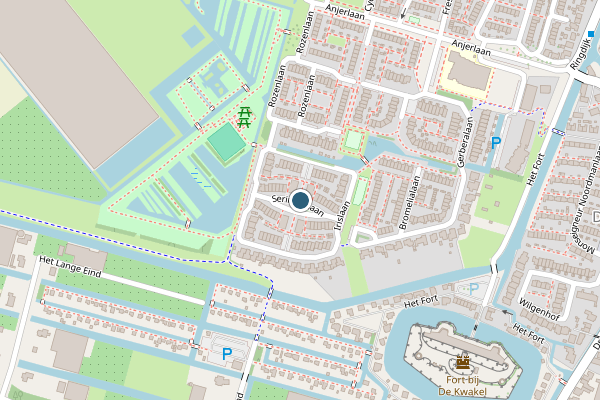 Politie-melding op Irislaan, De Kwakel op 4 juli, kaart-overzicht