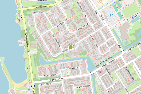 Ambulance-melding op Roerdomplaan, Aalsmeer op 4 juli, kaart-overzicht