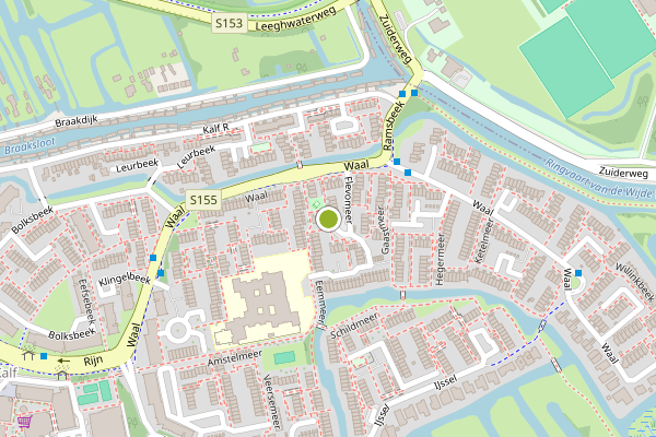 Ambulance-melding op Eemmeer, Zaandam op 4 juli, kaart-overzicht