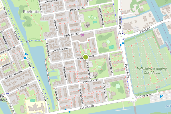 Ambulance-melding op Wachterstraat, Zaandam op 4 juli, kaart-overzicht