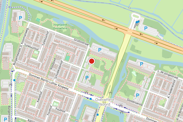 Brandweer-melding op Westervenne, Purmerend op 4 juli, kaart-overzicht