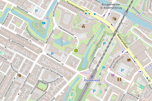 Ambulance-melding op Lindestate, Purmerend op 4 juli, kaart-overzicht