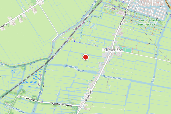 Brandweer-melding op afval, Purmerland op 4 juli, kaart-overzicht