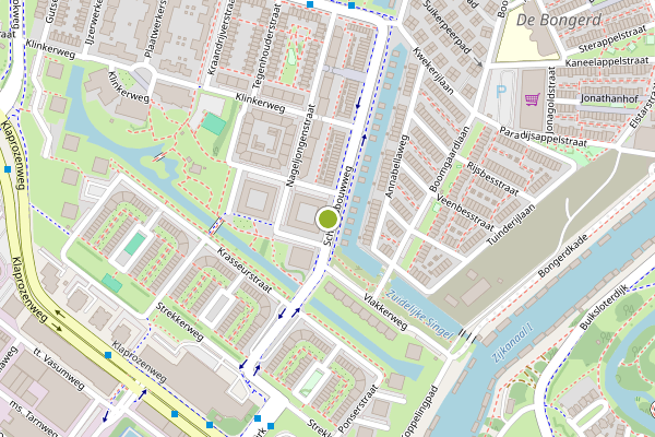 Ambulance-melding op Scheepsbouwweg, Amsterdam op 5 juli, kaart-overzicht