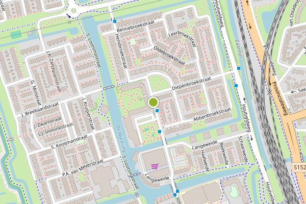 Ambulance-melding op Elsbroekplantsoen, Zaandam op 5 juli, kaart-overzicht