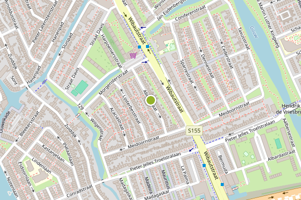 Ambulance-melding op Abeelstraat, Zaandam op 5 juli, kaart-overzicht