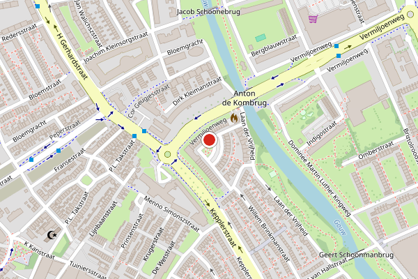 Brandweer-melding op Jan Bonekampstraat, Zaandam op 5 juli, kaart-overzicht