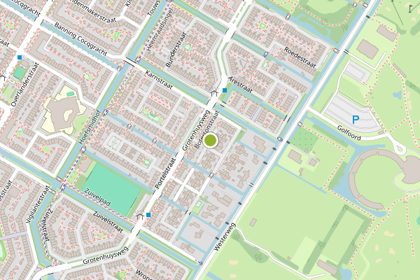 Ambulance-melding op Botertonstraat, Purmerend op 4 juli, kaart-overzicht
