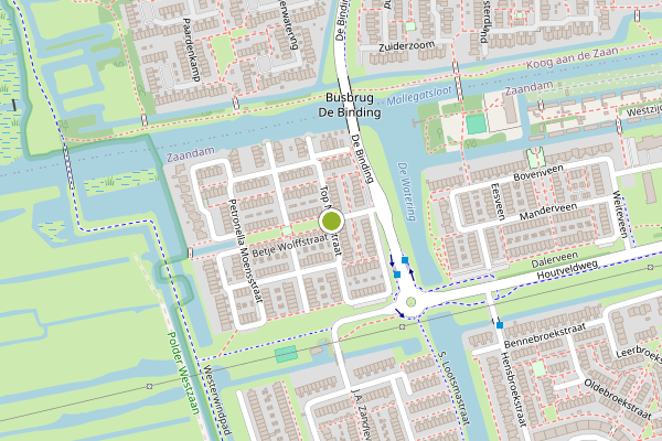 Ambulance-melding op Top Naeffstraat, Zaandam op 8 mei, kaart-overzicht